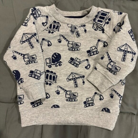 Carters etc…four (4) boy L/S tops 9M-12M - Picture 2 of 10